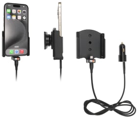  Active holder with USB-cable and cig-plug adapter for Apple iPhone 15