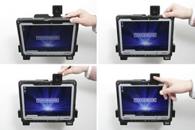 Holder with key-lock for Panasonic Toughbook CF-33