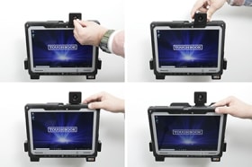 Holder with key-lock for Panasonic Toughbook CF-33