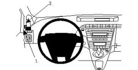  ProClip for Toyota Prius 10-16 (LHD)