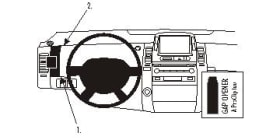  ProClip for Toyota Prius 04-09 (LHD)