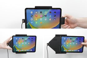 Holder with spring-lock for Apple iPad 11th Gen (2025)