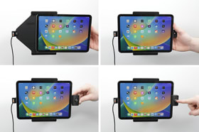 Holder with key-lock for Apple iPad 11th Gen (2025)