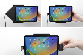 Holder with spring-lock for Apple iPad 11th Gen (2025)