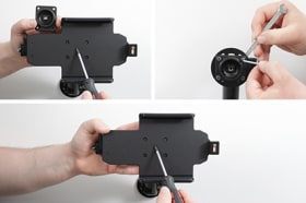 Holder with key-lock for Lenovo Tab M8 4th Gen