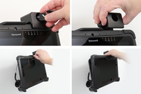 Holder with key-lock for Honeywell RT10