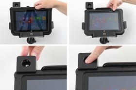 Holder with key-lock for Aava Mobile oona 8