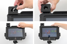Holder with key-lock for Aava Mobile oona 8