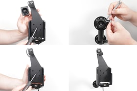Holder with key-lock for Zebra TC15