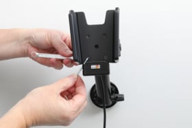 Active holder with USB-cable and cig-plug adapter for Janam XG200