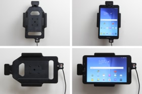 Holder with spring-lock for Samsung Galaxy Tab E 8.0