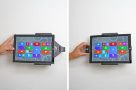 Holder with spring-lock for Microsoft Surface Pro 3