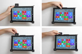 Holder with key-lock for Microsoft Surface Pro 3