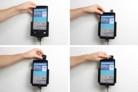 Holder with key-lock for LG G Pad F 8.0