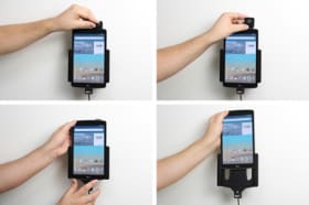 Holder with key-lock for LG G Pad F 8.0
