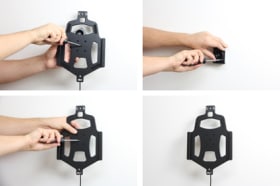 Holder with key-lock for Samsung Galaxy Tab A 9.7