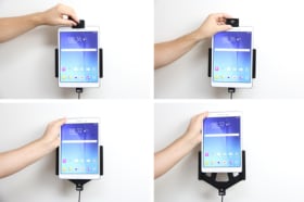 Holder with key-lock for Samsung Galaxy Tab A 9.7