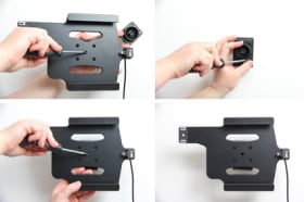 Holder with key-lock for Samsung Galaxy Tab A 8.0 (2015) SM-T350