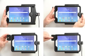 Holder with key-lock for Samsung Galaxy Tab A 8.0 (2015) SM-T350