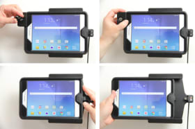Holder with key-lock for Samsung Galaxy Tab A 8.0 (2015) SM-T350