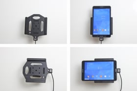 Active holder with cig-plug for Samsung Galaxy Tab 4 8.0 SM-T335