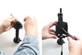 Holder with key-lock for Panasonic FZ-T1