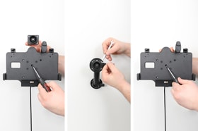 Holder with spring-lock for Samsung Galaxy Tab Active 5 SM-X300/SM-X306B