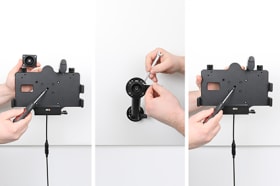 Holder with spring-lock for Samsung Galaxy Tab Active 5 SM-X300/SM-X306B
