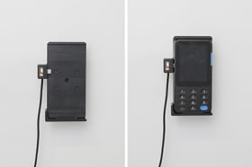 Active holder with USB-cable and cig-plug adapter for Zettle PayPal Reader