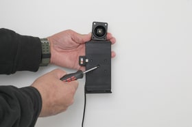 Active holder for fixed installation for Zettle PayPal Reader