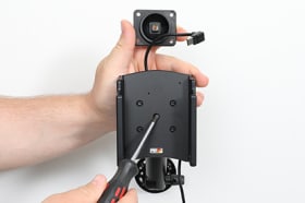 Active holder with USB-cable and cig-plug adapter for myPOS Pro