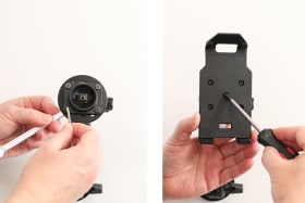 Passive holder with tilt swivel for Zebra ZQ310 Plus