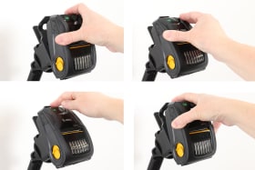 Passive holder with tilt swivel for Zebra ZQ310 Plus