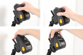 Passive holder with tilt swivel for Zebra ZQ310 Plus