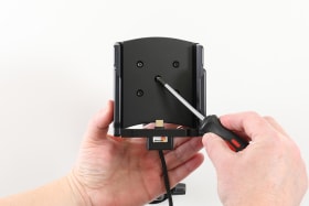 Active holder for fixed installation for Zebra EM45
