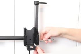 Active holder for fixed installation for Zebra MC3400