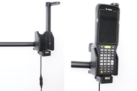 Active holder for fixed installation for Zebra MC3400