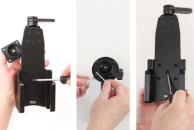 Passive holder with tilt swivel for Zebra MC3450