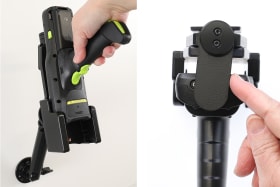 Passive holder with tilt swivel for Zebra MC3450