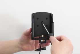 Active holder with USB-cable and cig-plug adapter for Point Mobile PM84