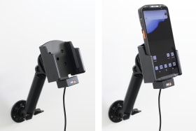 Active holder with USB-cable and cig-plug adapter for Point Mobile PM84