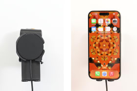 Mount with tilt swivel for Apple iPhone 16 Plus