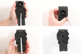 Mount with tilt swivel for Apple iPhone 16 Plus