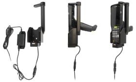 Active holder for fixed installation for Zebra MC3400