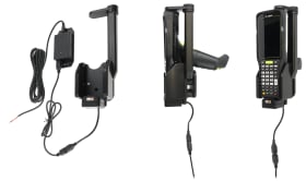 Active holder for fixed installation for Zebra MC3450