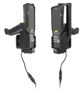 Active holder for fixed installation for Zebra MC3450