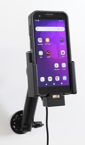 Active holder with cig-plug for Datalogic Memor 35