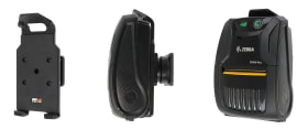Passive holder with tilt swivel for Zebra ZQ310 Plus