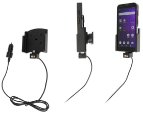 Active holder with USB-cable and cig-plug adapter for Datalogic Memor 30