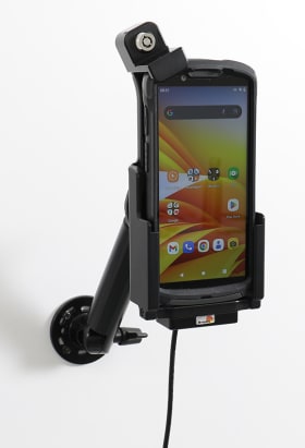 Holder with key-lock for Zebra TC58e